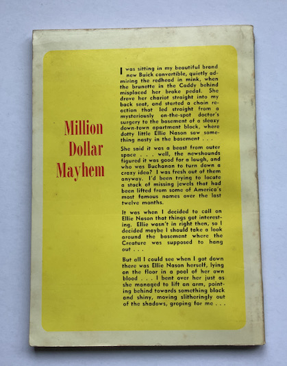 MILLION DOLLAR MAYHEM Australian Pulp fiction crime book 1958